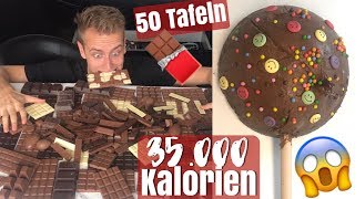 GRÖßTER SCHOKO  LUTSCHER der Welt  35000 kcal 😲  Julienco [upl. by Dorran953]