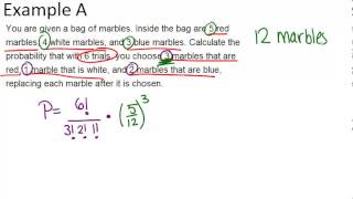 Multinomial Distributions Examples Basic Probability and Statistics Concepts [upl. by Omrellug]