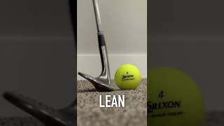 How Shaft Lean Affects Impact short shorts golf [upl. by Colene]