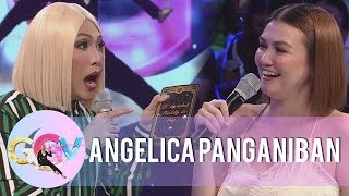 Angelica Panganiban tests her luck on quotCharot Cardsquot  GGV [upl. by Elrahc805]