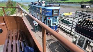 Seaton tramway Devon and seafront [upl. by Ardnoek]