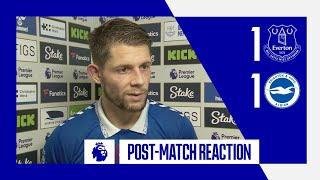 EVERTON 11 BRIGHTON  JAMES TARKOWSKIS REACTION [upl. by Corotto866]