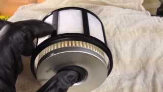 Ford 73L Powerstroke Fuel Filter Replacement [upl. by Rhoads]