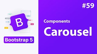 59  bootstrap 5  components  Carousel [upl. by Enrev887]