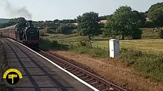 Steam Locomotive 47298 at Burrs Country Park Bury  East Lancashire Railway [upl. by Aihtniroc]