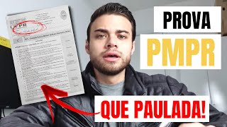 Como foi a PROVA da PMPR 2021  Rapaz que PANCADA [upl. by Bogusz]