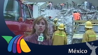 Sobrevivientes del sismo del 85 en México  Noticias [upl. by Aihsele]