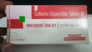 Brutacef 200 MG Tablet  Uses Dosage Side Effects Composition in hindi [upl. by Alenairam769]