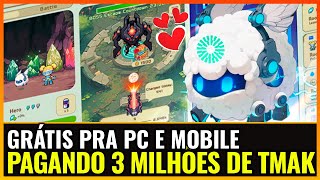 MINIGAME RÁPIDO FÁCIL E GRÁTIS PARA MOBILE E PC PAGANDO 3 MILHÕES DE TMAK E 200MIL MNT  XMETACENE [upl. by Atorod]