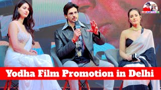 Yodha Film Promotion in Delhi  Full Event  Siddharth Malhotra Disha Patani  Dharma Production [upl. by Alyos]