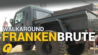 Frankenbrute  Custom Jeep Wrangler Truck Walkaround [upl. by Ferdinand]