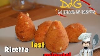 Arancini di prosciutto ricetta  82 [upl. by Anetta]