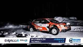 Ralli SM LIVE SM Jyväskylän Talviralli  Friday [upl. by Aelak539]