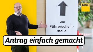 FührerscheinAntrag Alles was du wissen musst Unterlagen Behörde etc  ADAC  Recht Logisch [upl. by Ecnerat630]