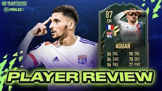 HOUSSEM AOUAR 87  Lohnt sich die SBC  FIFA 22 Player Review [upl. by Ymled]