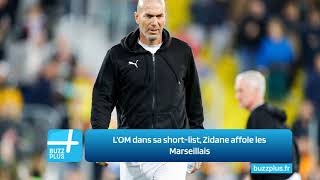 L’OM dans sa shortlist Zidane affole les Marseillais [upl. by Little]