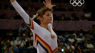 Ecaterina Szabos Golden Gymnastics Performances  Los Angeles 1984 Olympics [upl. by Idarb781]