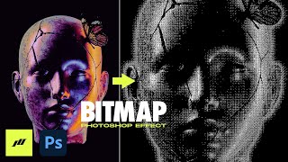 EASY BITMAP EFFECT IN PHOTOSHOP TUTORIAL FREE DOWNLOAD [upl. by Rhpotsirhc698]