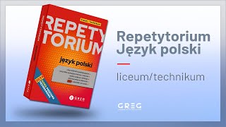 Repetytorium  liceumtechnikum  język polski nowa podstawa programowa  2024 [upl. by Yeslehc177]