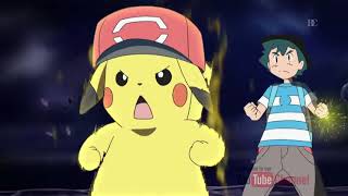 Ash and Pikachu Z move 1000000 VOLT THUNDERBOLT [upl. by Letniuq251]