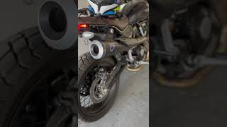 Termignoni exhaust idle Ducati Scrambler nextgen nightshift 2024 [upl. by Isacco]