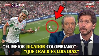 ¡QUE LOCO ESTA ASÍ PRENSA MUNDIAL ALUCINÓ con DOBLETE de LUIS DIAZ vs MANCHESTER😮 [upl. by Ennadroj413]