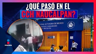 Muere estudiante en CCH Naucalpan tras riña entre porros  Noticias con Francisco Zea [upl. by Lybis]