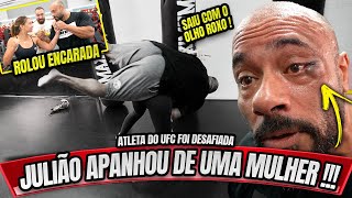 BALESTRIN APANHOU DE UMA MULHER  LUTADORA DO UFC ACABOU COM ELE [upl. by Manoop803]