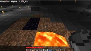 How To Make A Nether Portal Without Obsidian [upl. by Linzy]