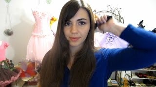 Humming Video Game Songs while Brushing and Styling Hair ASMR [upl. by Paulson151]