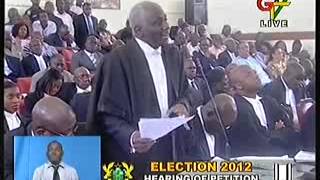 Final Address by Counsel for 3rd Respondent Tsatsu Tsikata  2012 Election Petition Hearing 7813 [upl. by Tyree]