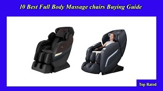 10 Best Full Body Massage chairs Buying Guide [upl. by Hemminger284]