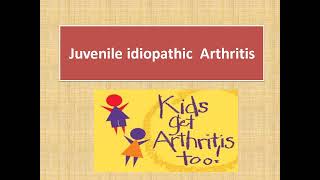 Juvenile Idiopathic Arthritis JIA Prof Hoda Marzouk [upl. by Ennasirk243]