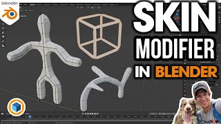 How to Use the SKIN MODIFIER in Blender  Step by Step Tutorial [upl. by Gagnon796]