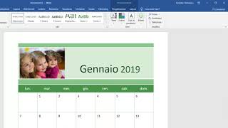 Come creare un calendario con Word [upl. by Nessim]