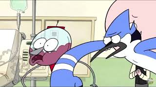 Regular show Mordecai punches Benson hard🤭😂￼ [upl. by Aztilem]