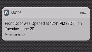 How to Manage Notifications for the Abode Home Security System [upl. by Lipscomb]