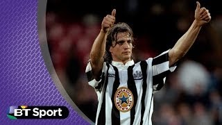 Ginola A Frenchman in Newcastle  BTSport [upl. by Assylem]