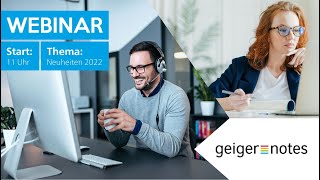 Webinar  Neuheiten 2022 [upl. by Gad820]