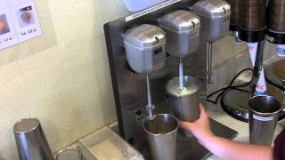 How to make large amp small shakes amp malts [upl. by Tloc]