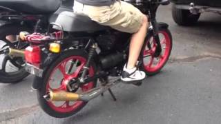 Tomos streetmate R and Tomos LX pull away [upl. by Ettedo440]