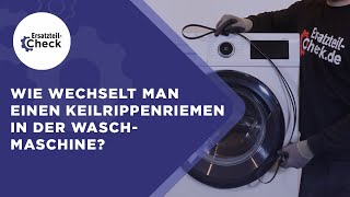 Wie wechselt man einen Keilrippenriemen in der Waschmaschine [upl. by Egan]