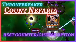 Best Counter for Count Nefaria  Easy Solo  Thronebreaker EQ  MCOC [upl. by Atnwahsal190]