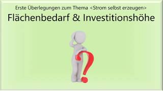 Energiewende Strom selber erzeugen Teil1 [upl. by Atived]