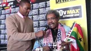 Don King says quotI loaned Mayweather Jr 500000 Give me back my money Floydquot [upl. by Noeled543]