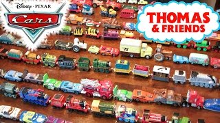 160 THOMAS amp FRIENDS LIGHTNING MCQUEEN CARS TRAINS TANK ENGINES TRUCKS TOYS COLLECTION CAR TOYS [upl. by Luz]