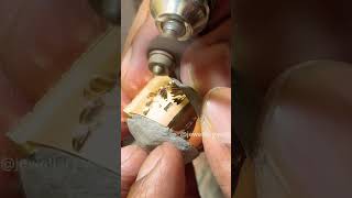 Gold Ring Design Making  Gold Ring  Gold Ring Design  Sone Ke Anguthi 💍🧡shorts goldring [upl. by Broida]