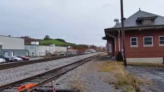 NS power move through Tazewell VA passing the old station [upl. by Chastity]