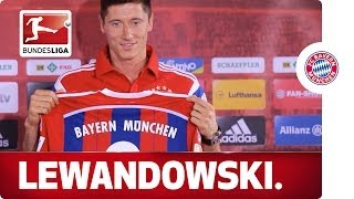 Robert Lewandowskis First Day at Bayern Munich [upl. by Nedac885]