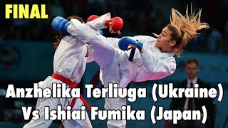 FINAL  Anzhelika Terliuga UKR Vs Ishiai Fumika JPN Kumite 55 Kg Female WKF Series A Shanghai [upl. by Culbert387]